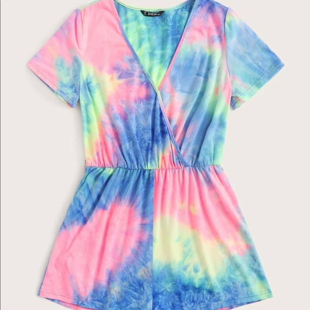 Cute Tie Dye Romper
